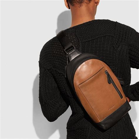 coach sling bag for men|sling bag coach man original.